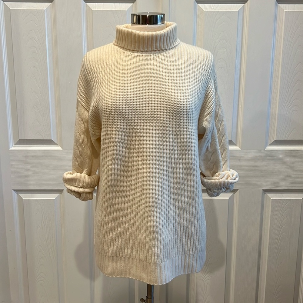 NAP Cashmere Blend Turtleneck Sweater